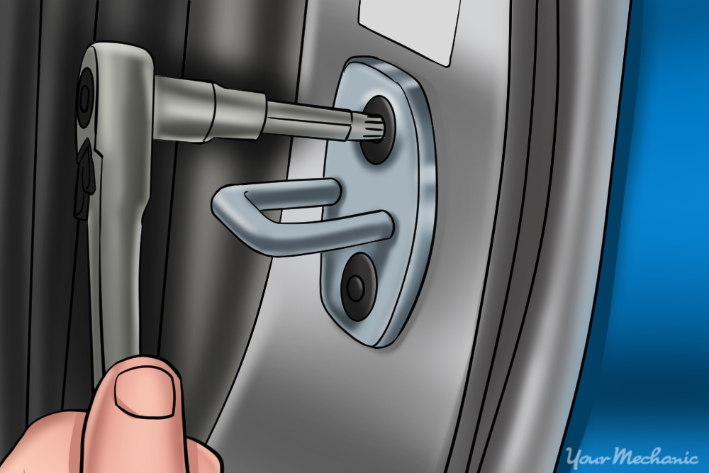 How to Replace a Door Striker Plate YourMechanic Advice